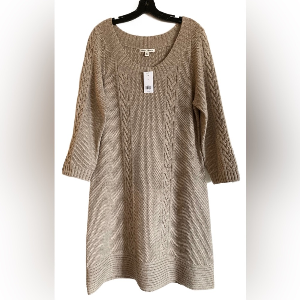 Banana Republic Cable-Knit Sweater Dress. Size XL. Cozy Fall Winter. NWT.